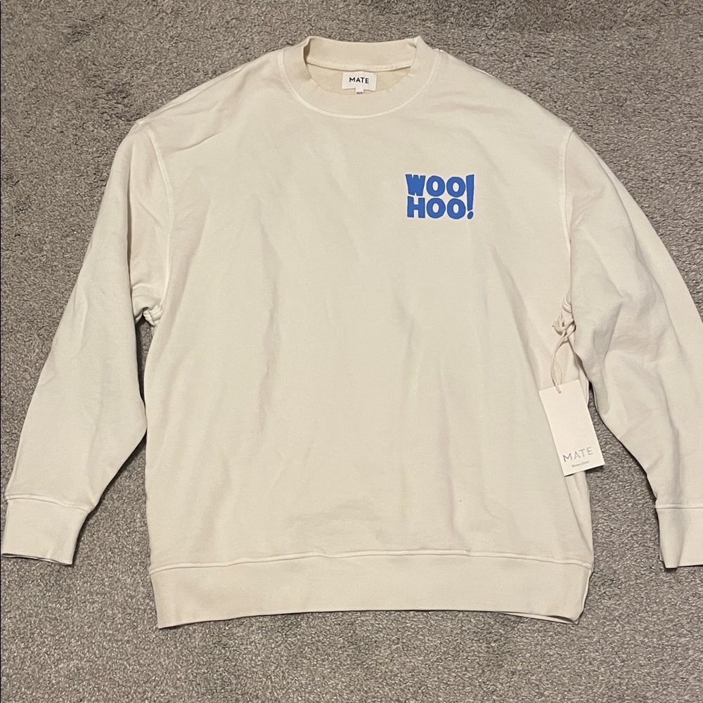 MATE The Label organic fleece oversized sweatshirt